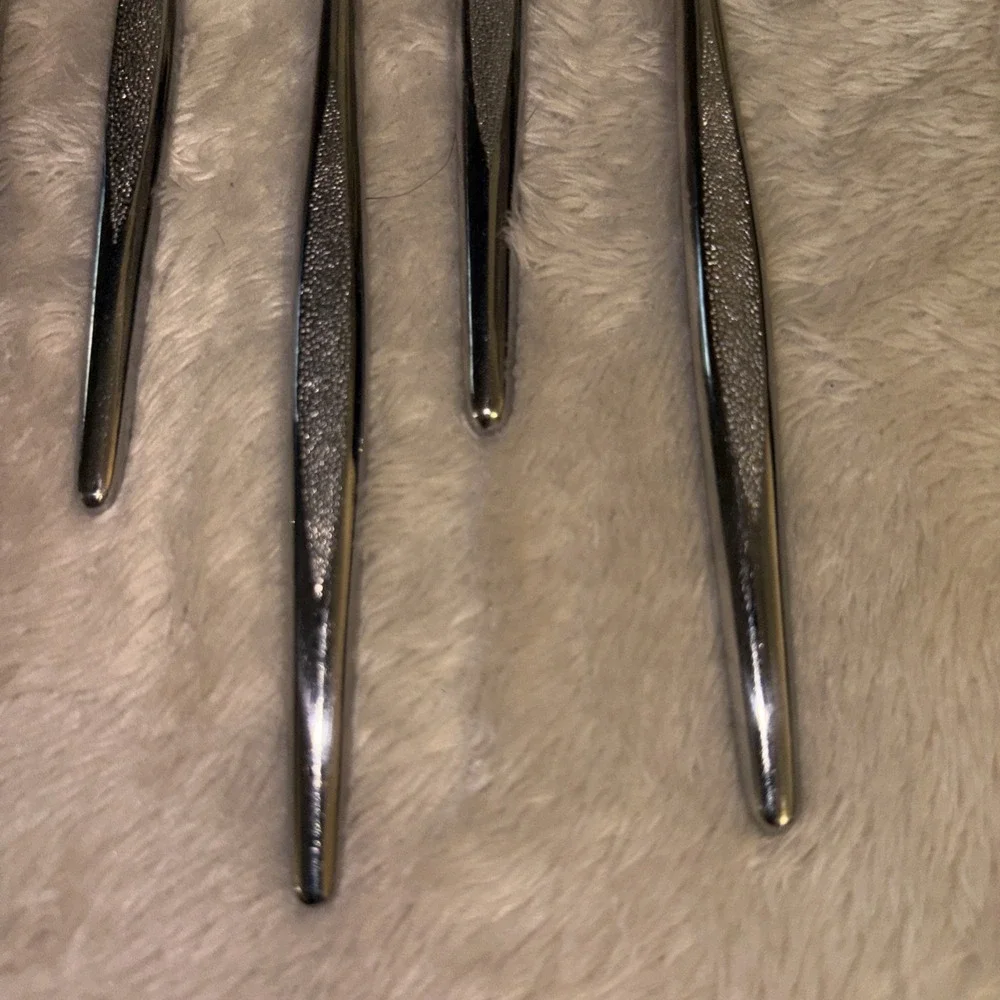 National Stainless CHEVIOT 7 forks vintage preowned MCM